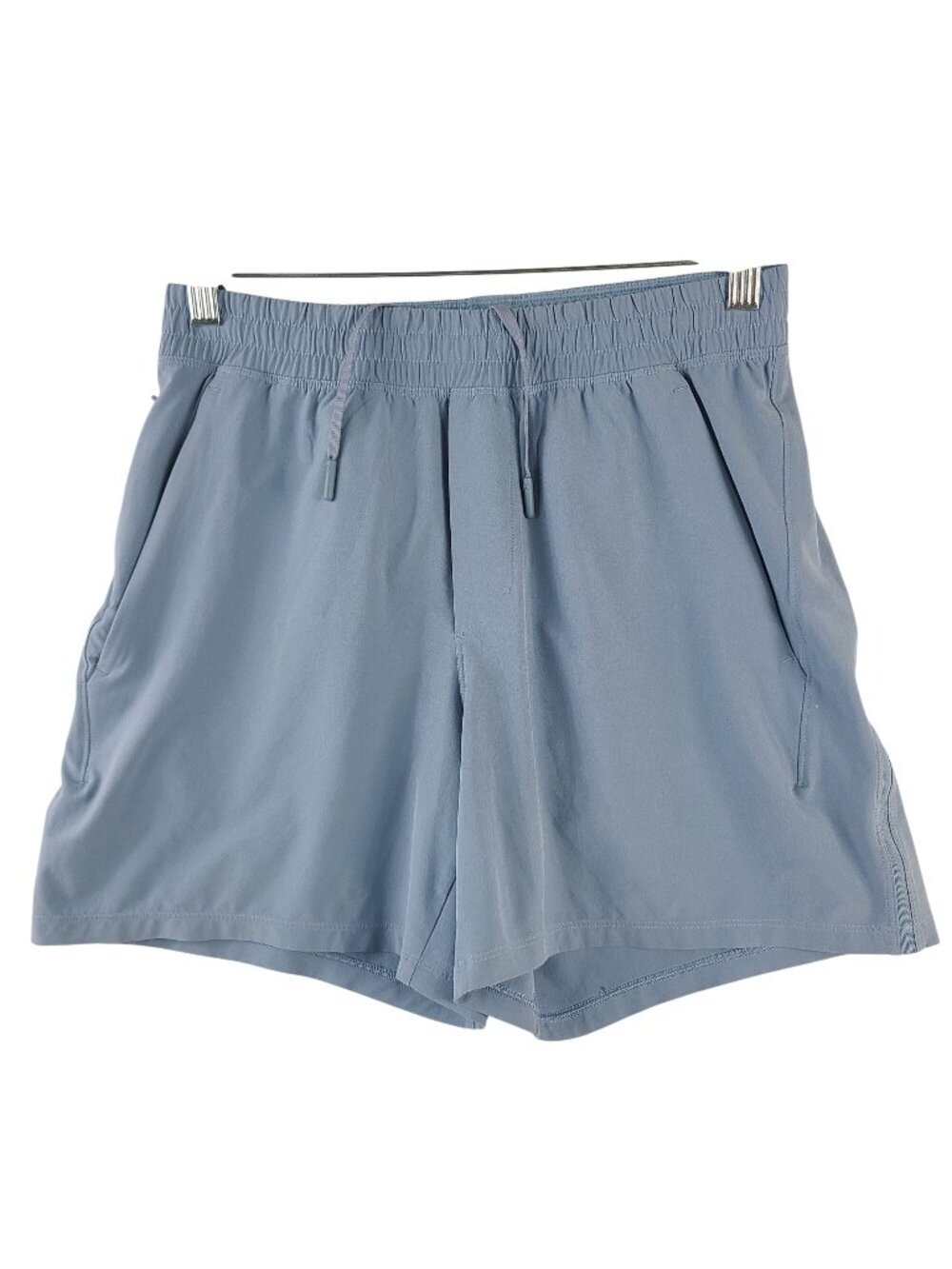 Lululemon Men's Blue Athletic Shorts 5" With Drawstring Size S